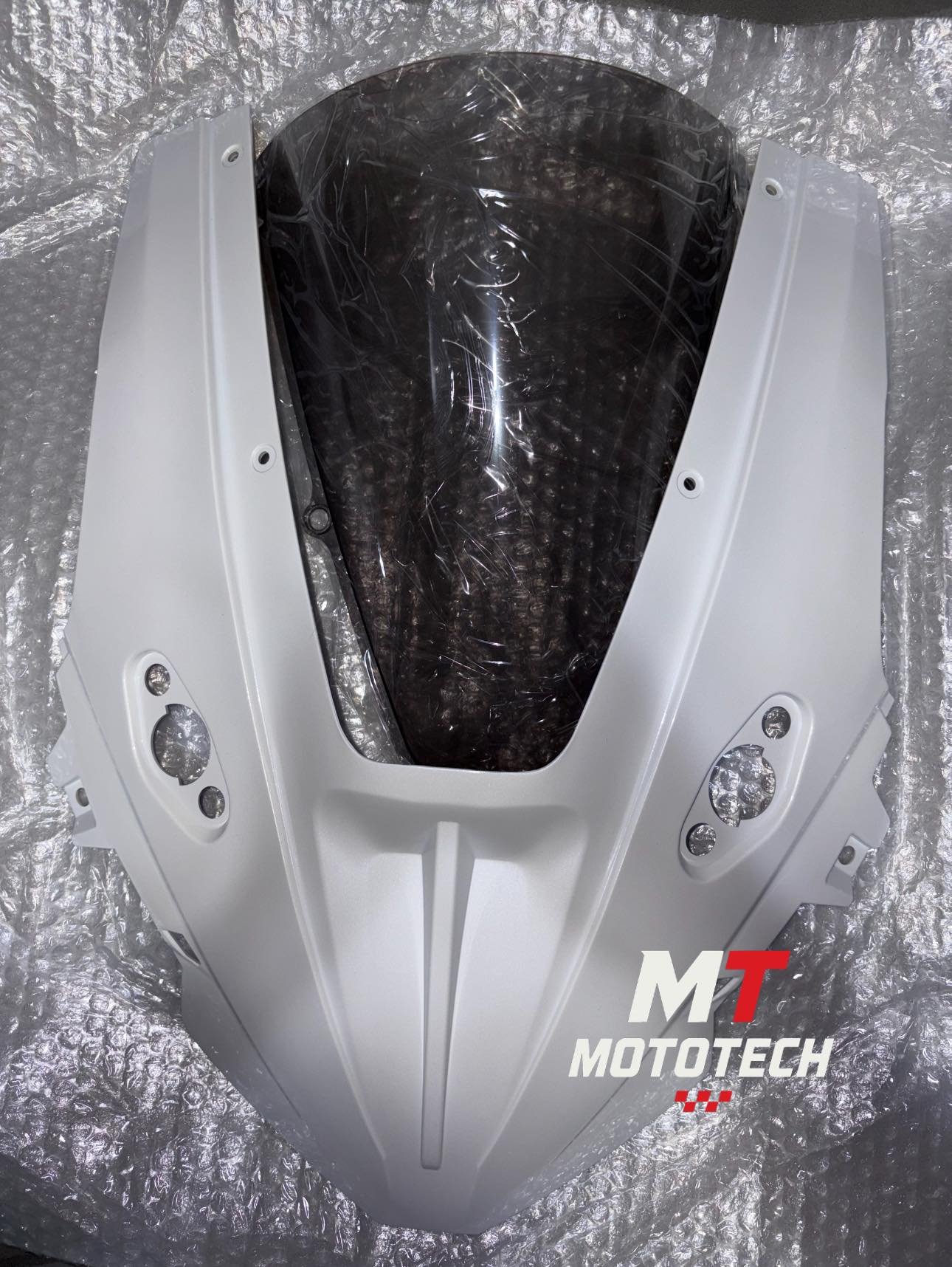 675SR/SS - Double Bubble Windshield V2 (WHITE)