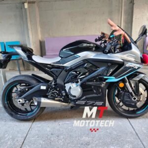 FULL TITANIUM EXHAUST for 675SR / NK / SS - Underbelly titanium racing full system with carbon nozzle