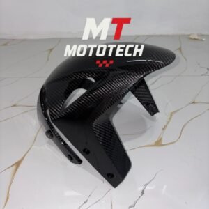 Premium Glossy Carbon Fiber Front Fender for CFMoto 675 SS / SR-R