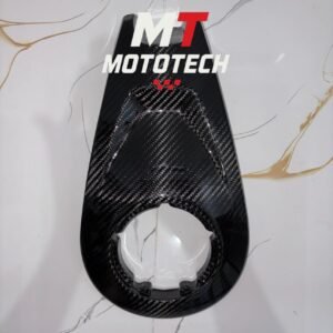 Premium Glossy Carbon Fiber Fuel Tank Cup Cover for CFMoto 675 SS / SR-R